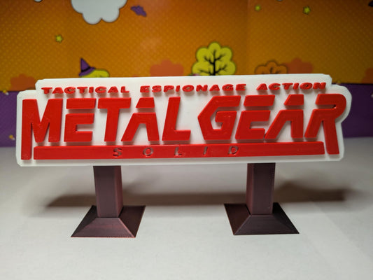 METAL GEAR SOLID WALL ART