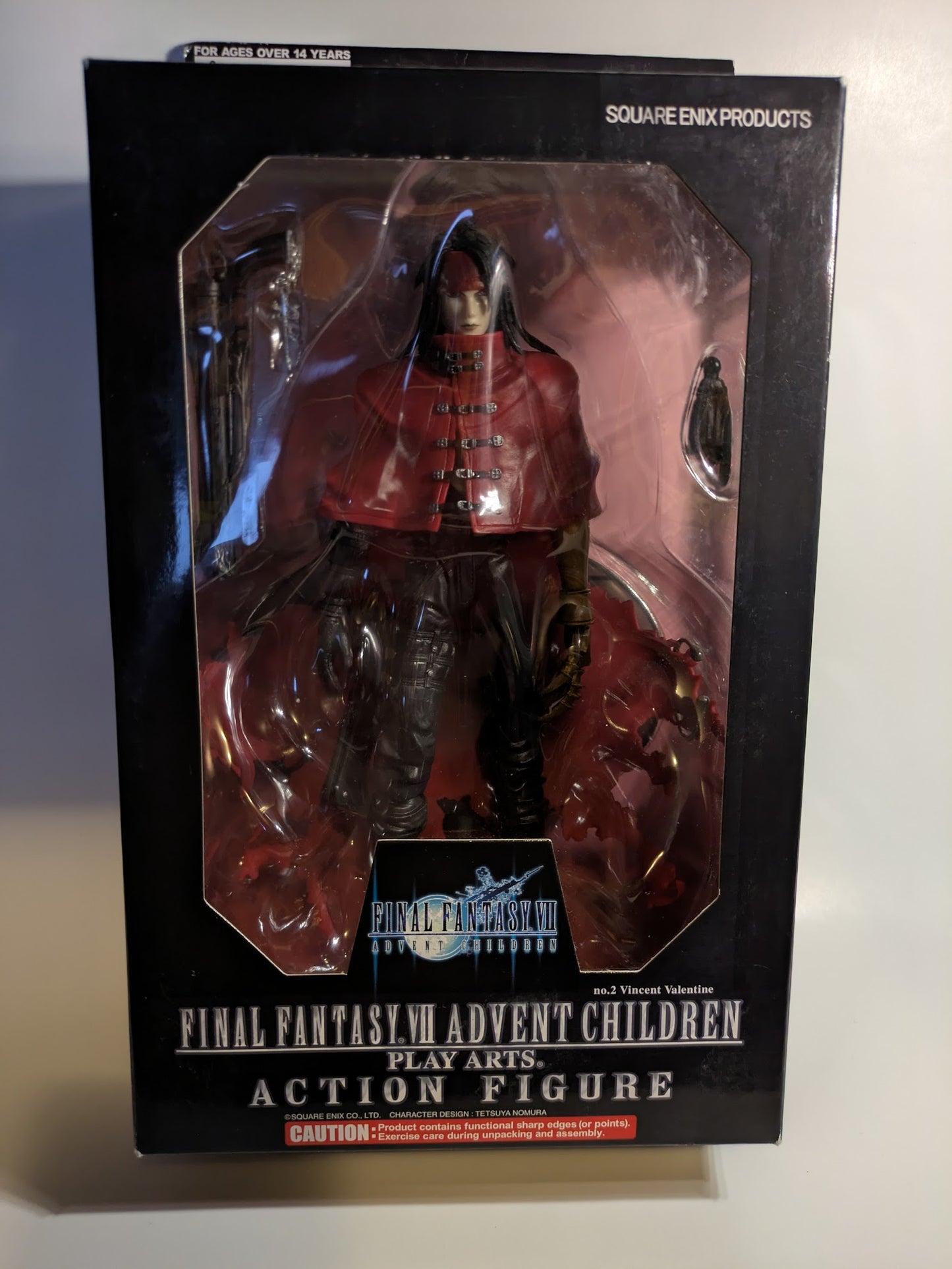 SEALED VINCENT VALENTINE PLAYARTS FINAL FANTASY 7