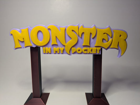 MONSTER IN MY POCKET MIMP WALL ART