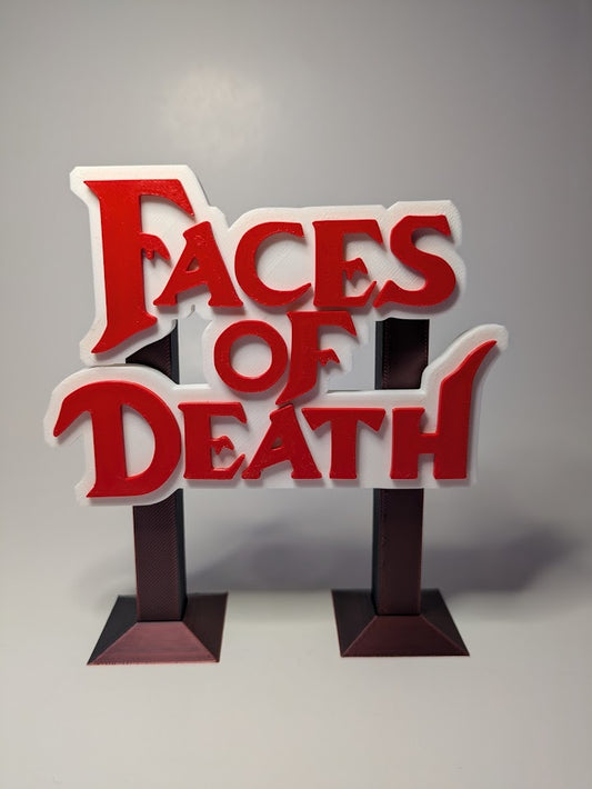 FACES OF DEATH WALL ART